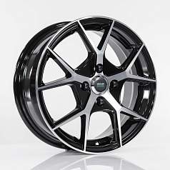 Диск R15 4x100 6J ET37 D60,1 Megami MGM-18FF BKF