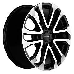 Диск R18 6x139,7 7,5J ET45 D93,1 Khomen KHW1805 ( 18_ZV Mazda BT50) Black-FP