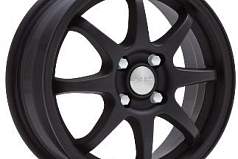 Диск R15 4x108 6J ET52,5 D63,3 Скад Форвард чёрный-матовый