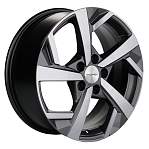 R17 5x112 7J ET43 D57,1 Khomen KHW1712 (Skoda Karoq) Gray-FP
