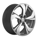R17 5x114,3 7J ET40 D66,1 Khomen KHW1724 (Nissan Qashqai) F-Silver-FP