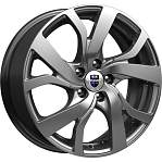 R16 5x100 6,5J ET38 67,1 К&К Палермо Дарк платинум