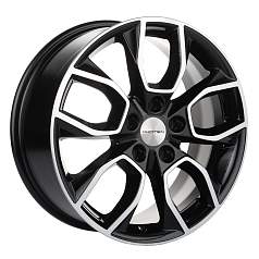 Диск R17 5x114,3 7J ET51 D67,1 Khomen KHW1713 ( 17 ZV Tucson) Black-FP