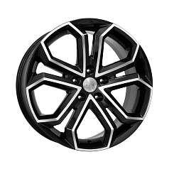 Диск R19 5x114,3 8,5J ET35 D60,1 К&К Пандора (КС466) Алмаз черный