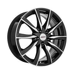 Диск R17 5x114,3 7,0J ET37 D66,6 X'trike X-120М BK/FP 