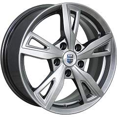 Диск R16 5x114,3 6,5J ET40 D67,1 К&К Фишт (КС690) Дарк платинум