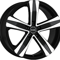 Шины R18 5x127 7,5J ET38 D71,6 MAK Stone 5 Black Mirror 