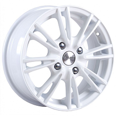 Диск R15 4x114,3 6J ET45 D67,1 Скад Пантера белый 