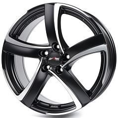 Диск R17 5x112 7,5J ET38 D70,1 Alutec Shark Racing Black Front Polished MP 