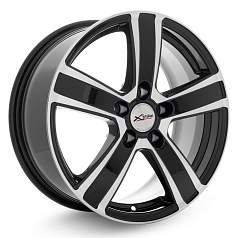 Диск R16 5x112 7J ET45 D66,6 X'trike X-108 BK/FP