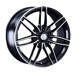 R17 4x100 7,5J ET40 D60,1 LS Wheels 1241 BKF