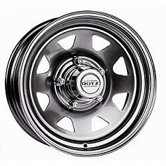 Диск R16 5x114,3 7J ET36 D66,1 Dotz 4X4 Stahlrader Dakar dark