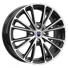 Диск R15 4x98 6J ET35 58,5 К&К Меандр Алмаз чёрный