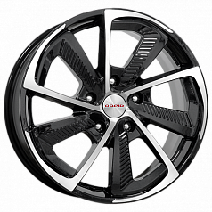 Диск R18 5x112 8J ET40 66,6 K&K C,T,G, (КС687) алмаз черный