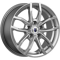 Диск R15 5x112 6,5J ET50 D57,1 K&K Фрост (КС1048) дарк платинум