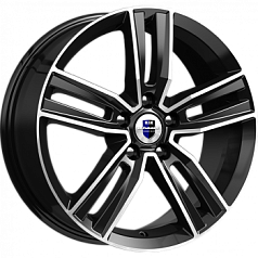 Диск R18 5x114,3 7J ET35 67,1 К&К Танаис Алмаз чёрный