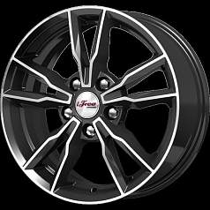 Диск R16 5x114,3 6,5J ET45 D67,1 iFree Икигай Блэк-Джек