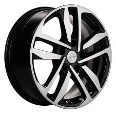 Диск R16 5x114,3 6,5J ET47 D66,1 Khomen KHW1612 (ZV_16 Fluence/Juke) Black-FP