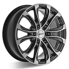Диск R18 6x139,7 8J ET25 D106,1 X'trike X-134 BK/FP