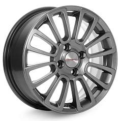 Диск R15 4x100 6J ET48 D54,1 Rapid Неман-оригинал (КС717) Дарк платинум