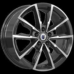 Диск R17 5x112 7,5J ET45 66,6 K&K Меренге (КС902) алмаз черный 