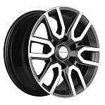 R17 6x139,7 8J ET25 D106,1 Khomen KHW1723 (Toyota LC PRADO/Lexus GX) Gray-FP