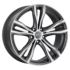 Диск R21 5x112 11,5J ET38 D66,6 MAK X-Mode Gunmetal Mirror Face 