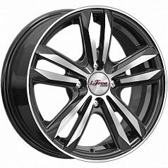 Диск R15 4x100 6J ET40 D67,1 iFree Маскот (КС870-03) Блэк Джек