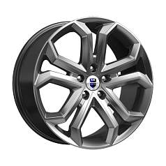 Диск R19 5x130 8,5J ET38 D84,1 K&K Пандора (КС466) дарк платинум