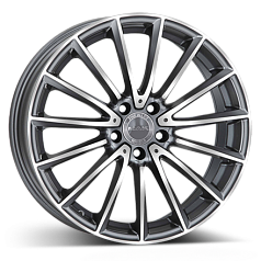 Диск R19 5x112 9J ET30 D66,6 MAK Komet Gun Metallic Mirror Face