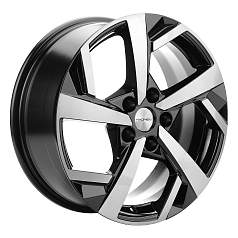 Диск R17 5x108 7J ET40 D54,1 Khomen KHW1712 (ZV 17_Москвич 3) Black-FP