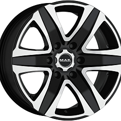 Диск R18 6x139,7 8J ET35 D67,1 MAK Stone 6 Black Mirror 