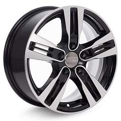 Диск R15 5x105 6,5J ET35 D56,6 K&K Siberia (КС729) Алмаз черный