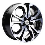 R17 5x114,3 6,5J ET45 D54,1 Khomen KHW1711 (Geely Coolray) Black-FP