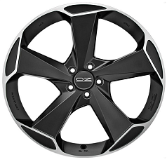 Диск R20 5x112 8,5J ET30 D79 OZ Aspen HLT Matt Black Diamond Cut d-XL