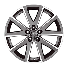 Диск R17 5x112 7,5J ET42 D67,2 Fondmetal 7 600 Glossy Titanium Machined