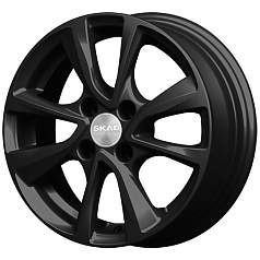 Диск R14 4x100 5,5J ET45 D67,1 Скад Ницца Чёрный бархат 