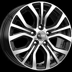 Диск R16 5x114,3 6,5J ET38 D67,1 K&K КС736 (16_Outlander) алмаз черный