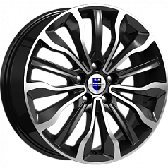 Диск R17 5x112 6,5J ET43 D66,6 K&K Атакама (КС756-02) Алмаз чёрный 