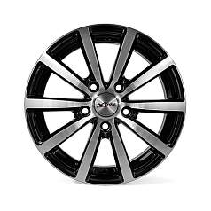 Диск R15 5x100 6J ET38 D57,1 X'trike X-115 BK/FP 