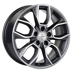 Диск R17 5x114,3 7J ET45 D67,1 Khomen KHW1713 ( 17 ZV CX-5) Gray-FP