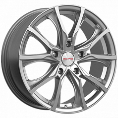 Диск R17 5x130 7,5J ET43 D71,6 K&K Твист (КС697) Дарк платинум