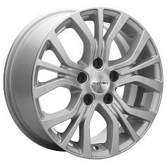 Диск R16 5x112 6,5J ET40 D66,6 Khomen KHW1608 (ZV16_Actyon) F_silver