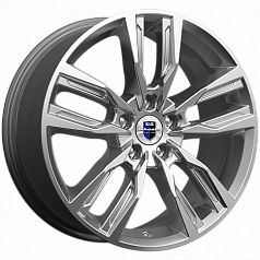 Диск R18 5x100 8J ET45 D67,1 К&К Борэй (КС901-12) дарк платинум 