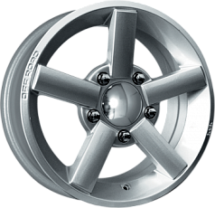 Диск R15 5x139,7 6,5J ET40 D98 КиК Титан-Тех сильвер (КС536)