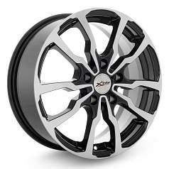 Диск R16 5x114,3 6,5J ET45 D67,1 X-trike X117 BKFP 