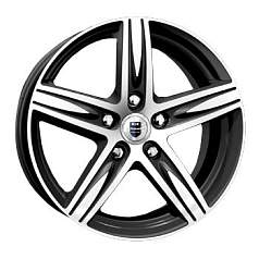 Диск R15 5x100 6J ET45 D67,1 K&K Андорра (КС496) алмаз черный