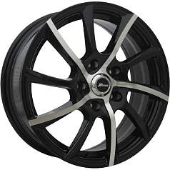 Диск R16 4x100 6,5J ET50 D60,1 X-Race AF-14 BKF 
