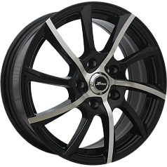 Диск R15 4x100 6J ET50 D60,1 X-Race AF-14 BKF