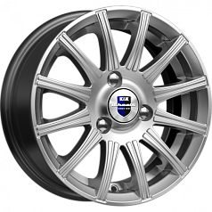 Диск R15 4x100 6J ET40 D60,1 Rapid Сиеста-оригинал (КС474) Дарк платинум